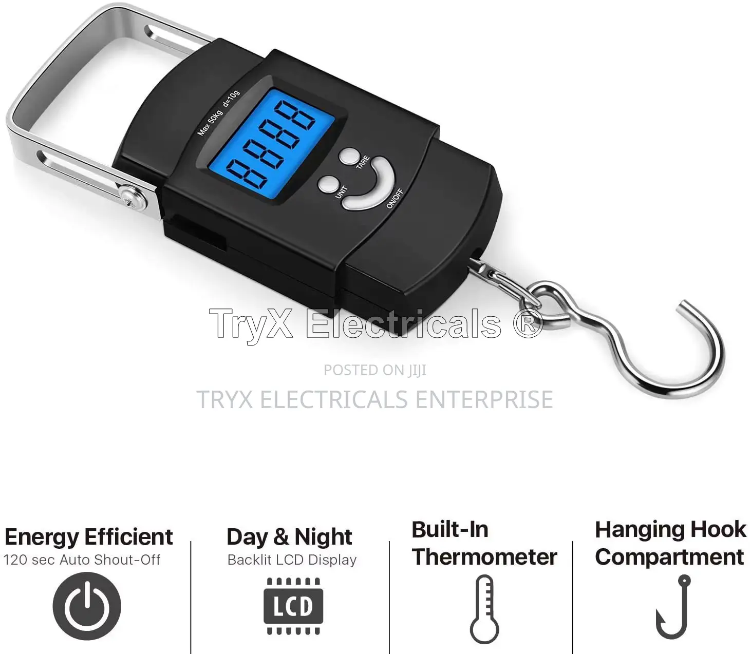 50kg Hanging Electronic Scale (Portable)