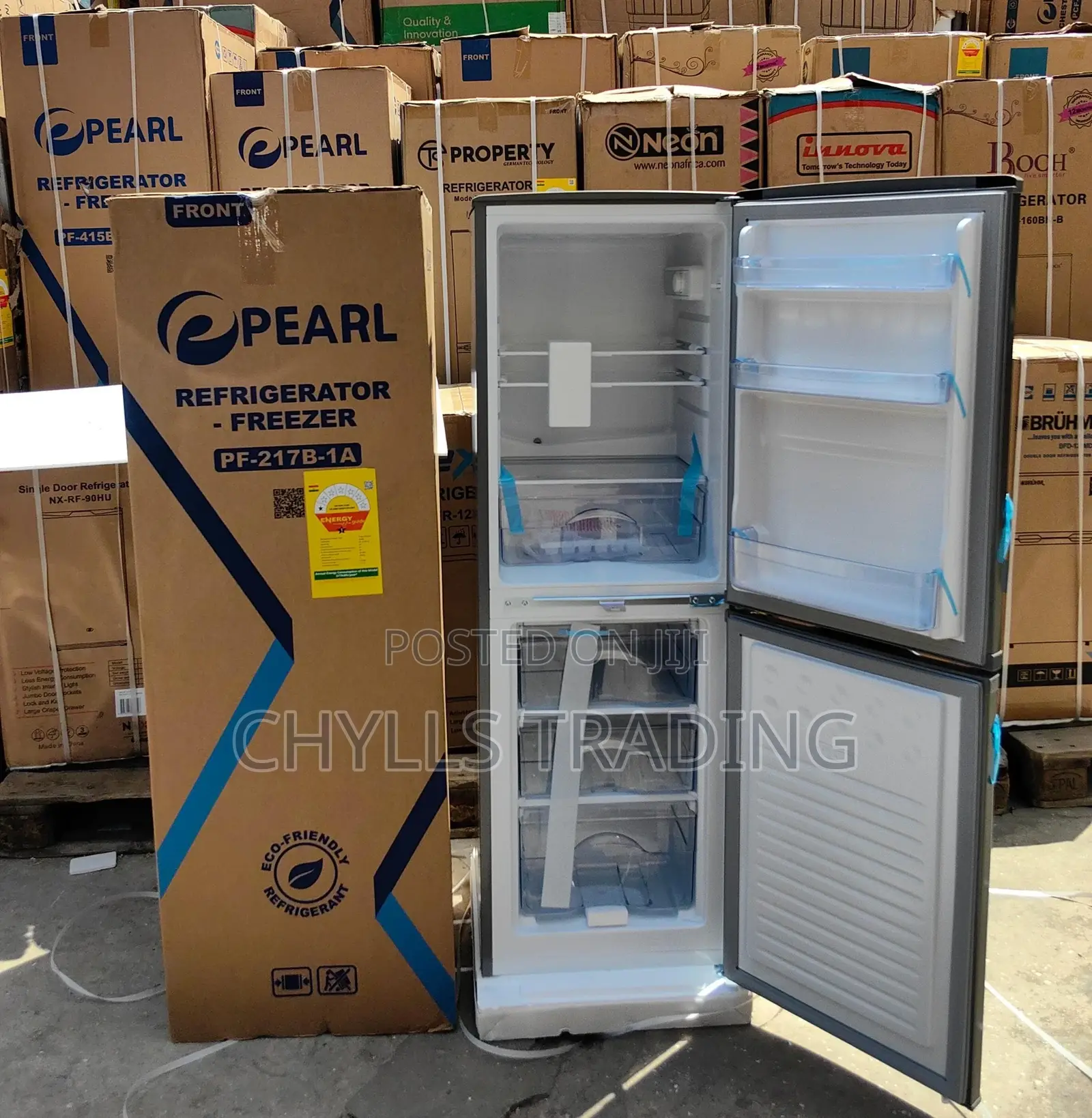 Promo Promo - 142l Pearl Double Door Refrigerator
