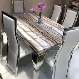 Marble Dinning Table With 6 Chairs
