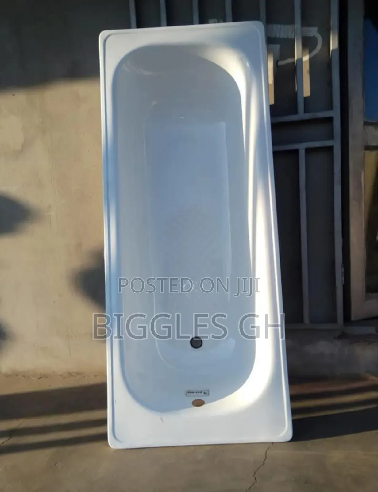 Straight Bathtub- Stainless Steel/ Metal