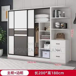Wardrobe With Side Cabinet