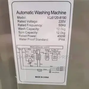 Hachima 12 Kg Fully Automatic Washing Machine