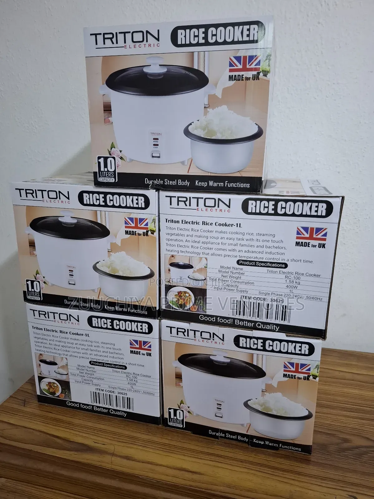1.L Triton Rice Cooker From Uk