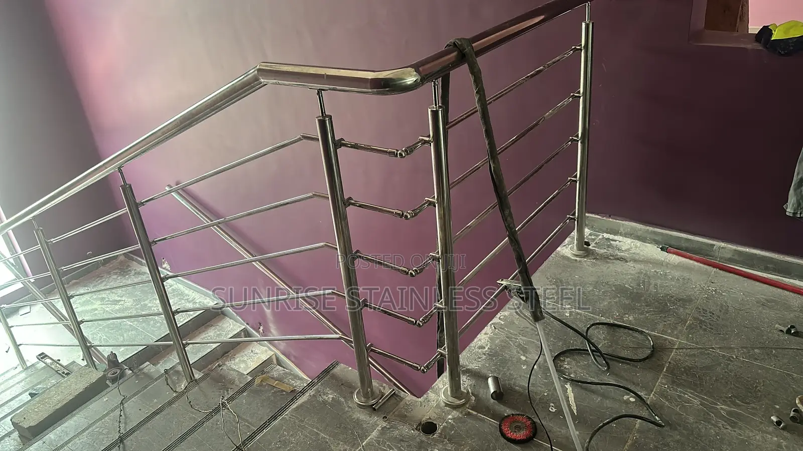 Flower Designs and Glass Balustrade