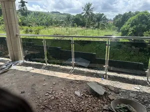 Flower Designs and Glass Balustrade