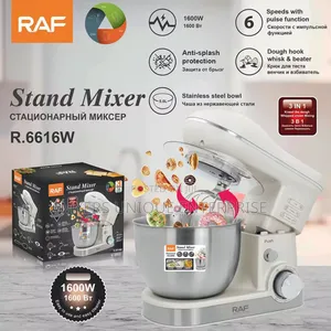 Raf 4l Stand Mixer With Dough Hook Whisk and Beater