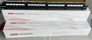 Hikvision Cat6 Patch Panel 24port Gold Plated High Speed