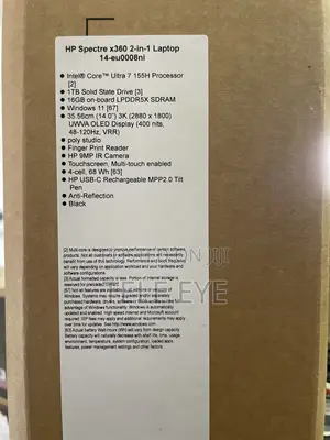 New Laptop HP Spectre 14 16GB Intel Core Ultra 7 SSD 1T