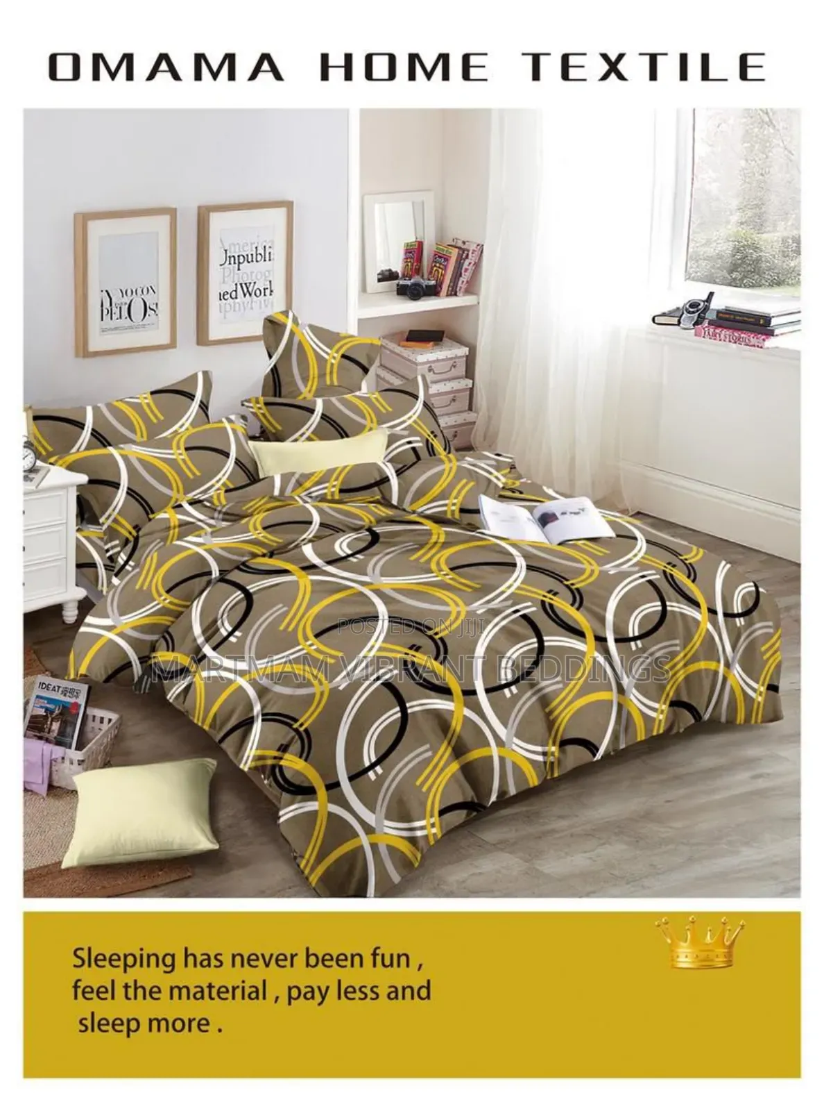 Quality 3 Pieces Queen, King and Double Size Bedsheets