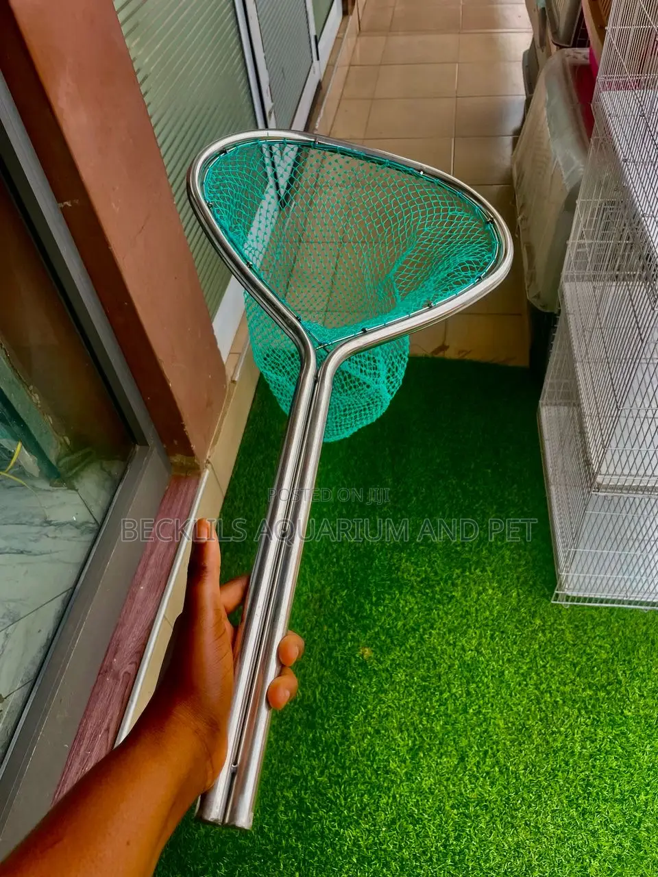 Metal Handle Pond Fish Net