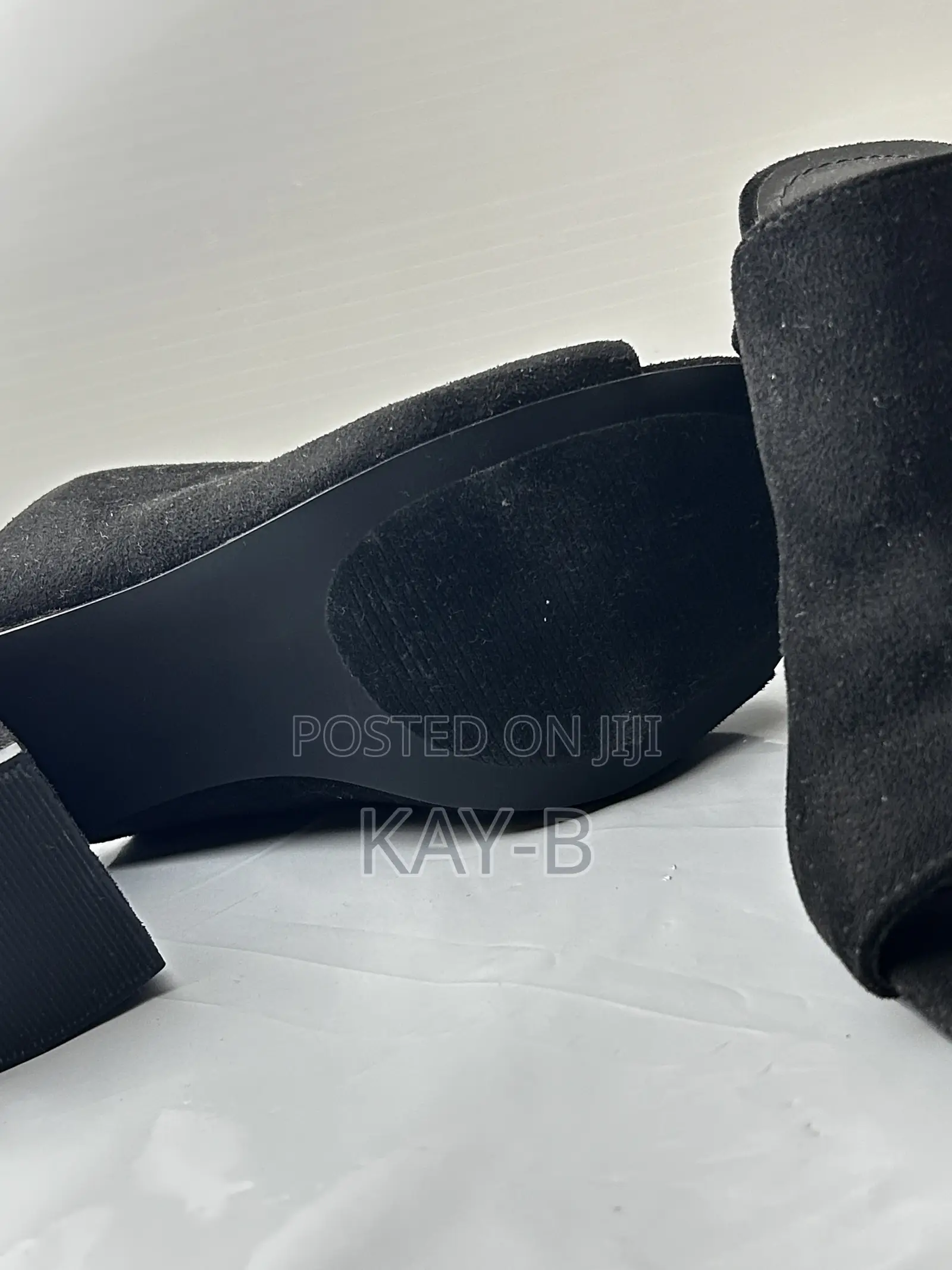 Lulus Raelynn Black Suede Peep-Toe Mules Eus37.5
