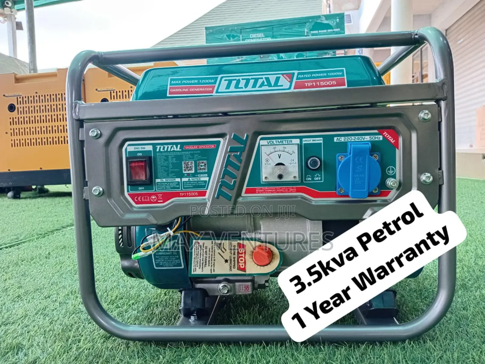 New 3.5hp Total Petrol Generator Brand New