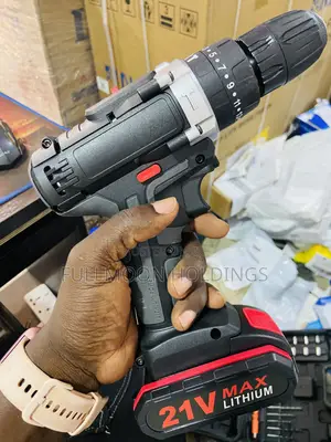 Multifuctional Electric Drill Handheld Screwdriver With 2 Batteries
