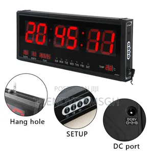 Digital Wall Clock (Large Size)