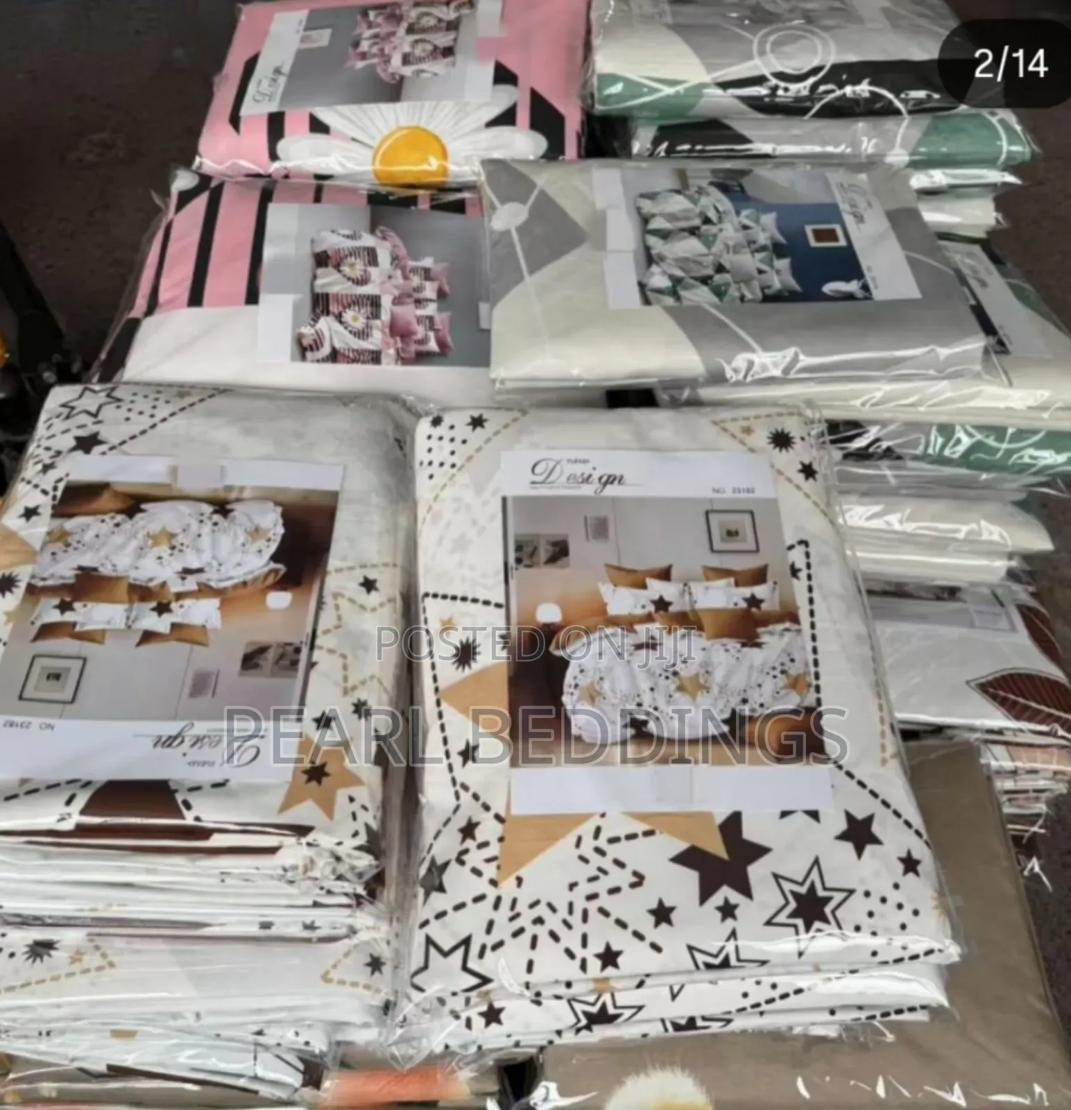 Premium Quality Cotton 5pcs Bedsheet Set Available In Colors