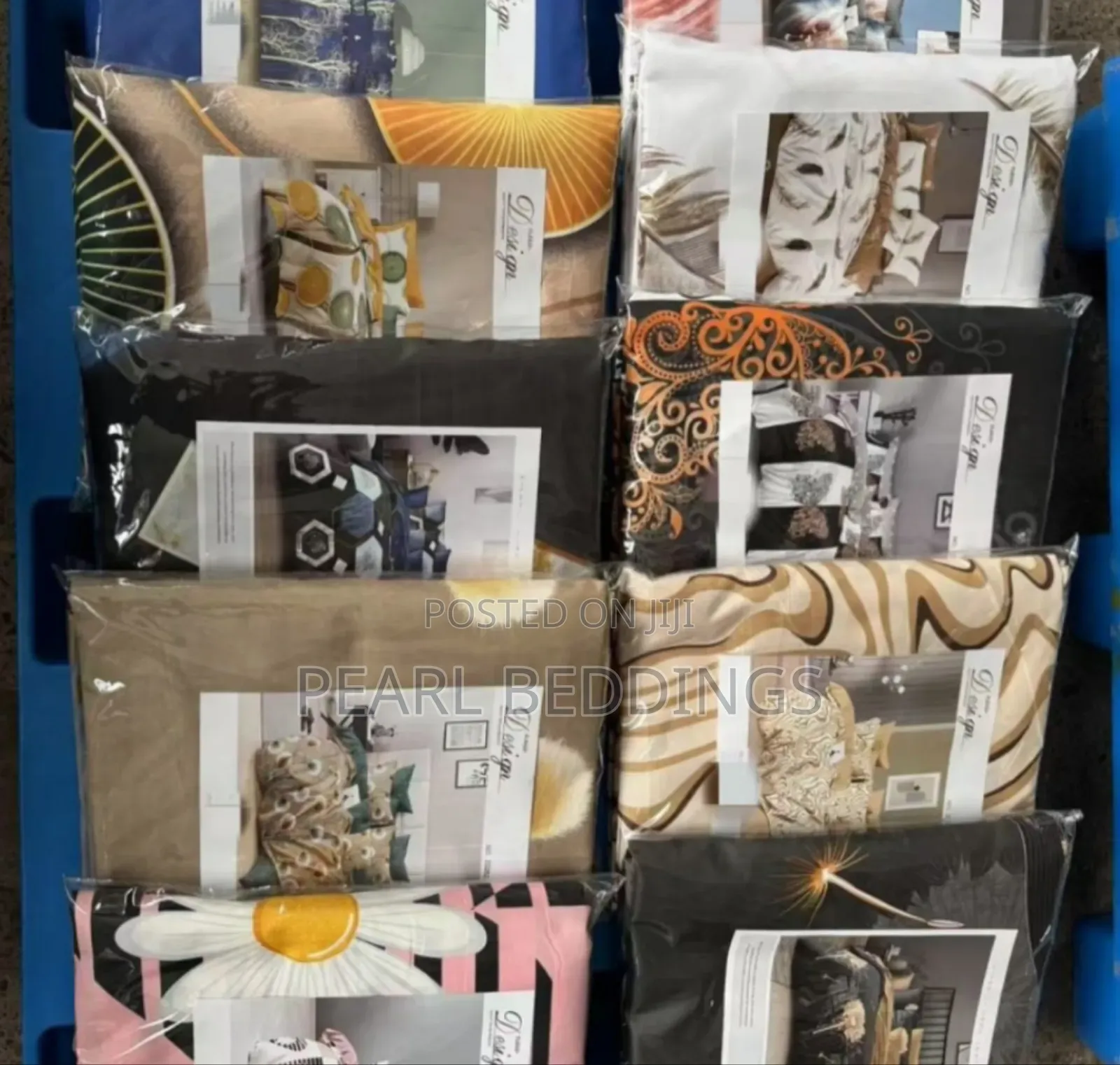 Premium Quality Cotton 5pcs Bedsheet Set Available In Colors