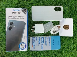 New Tecno Pop 10 64 GB White