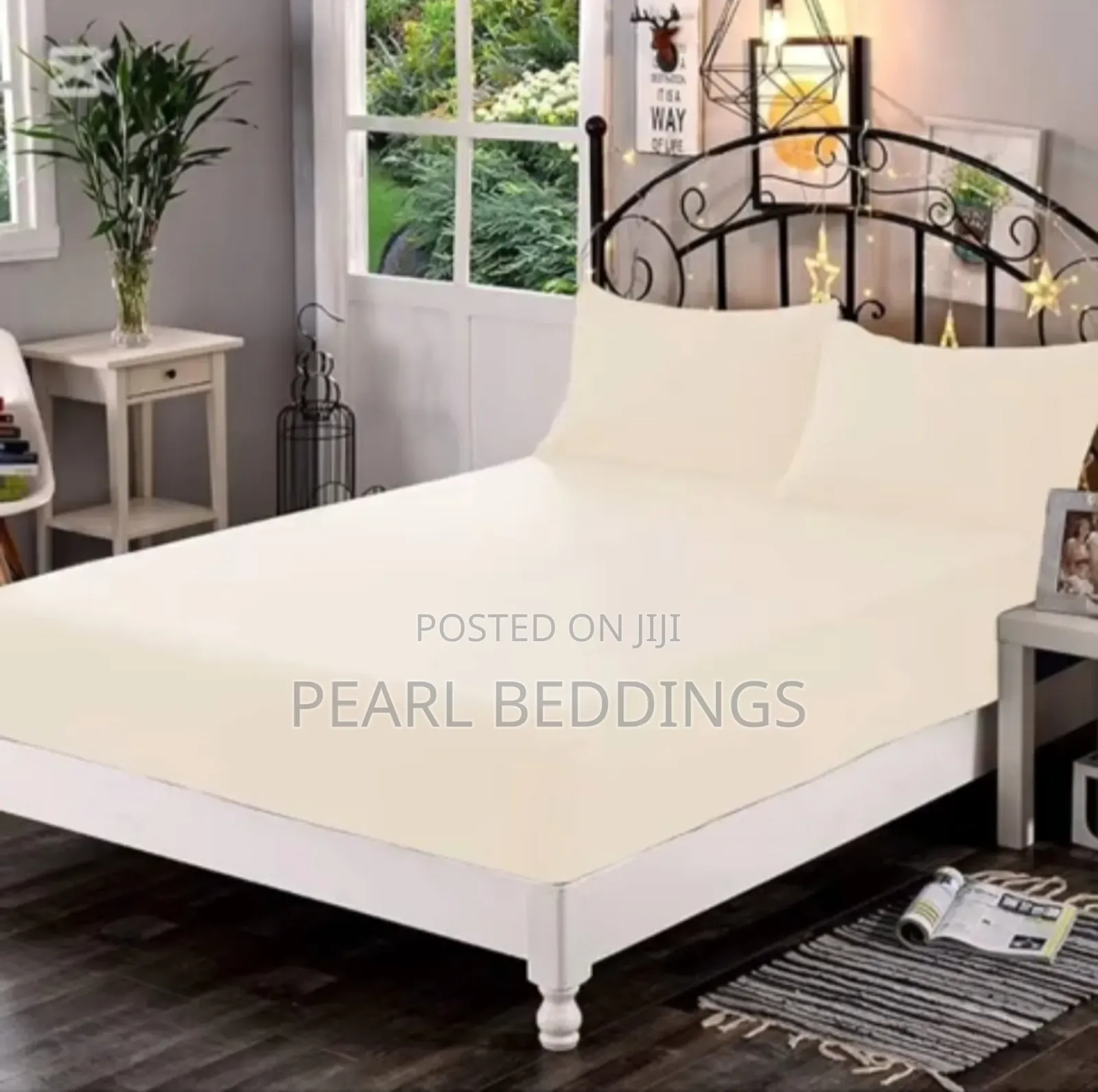 Premium Luxurious 100% Quality Plain Cotton Bedsheets Set