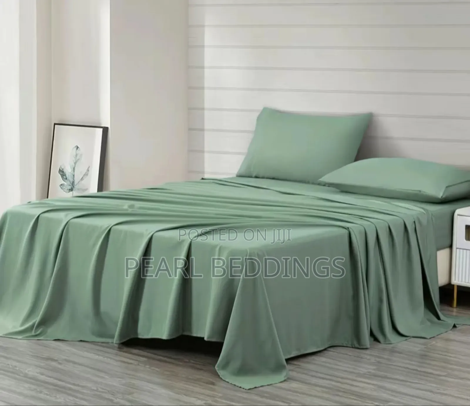 Premium Luxurious 100% Quality Plain Cotton Bedsheets Set