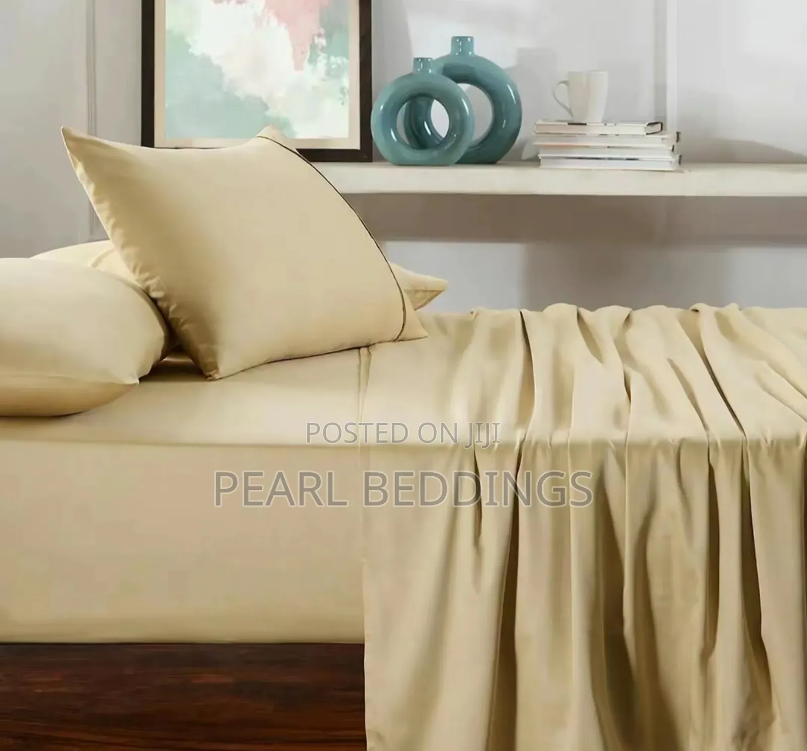 Premium Luxurious 100% Quality Plain Cotton Bedsheets Set