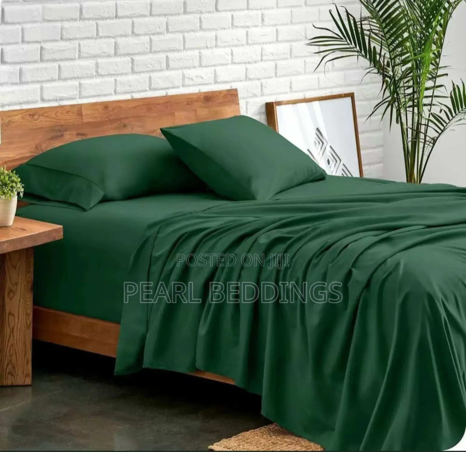 Premium Luxurious 100% Quality Plain Cotton Bedsheets Set