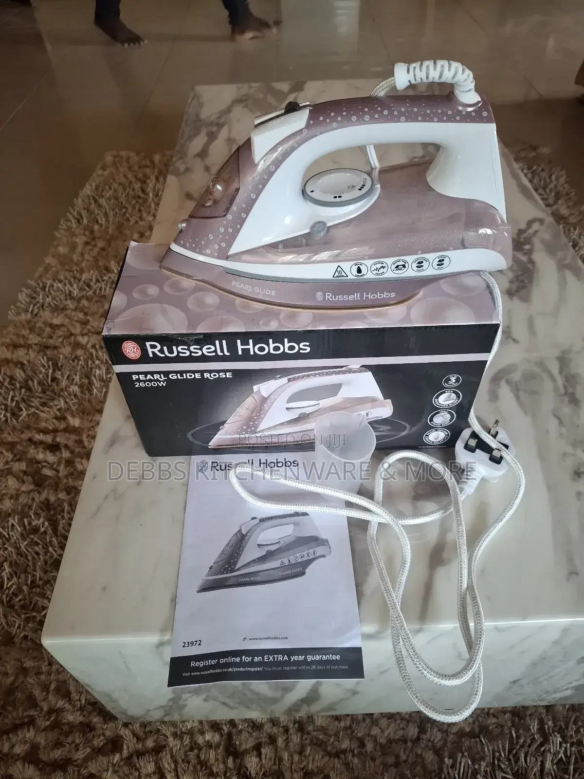 Russell Hobbs Pearl Glide Rose Iron Uk