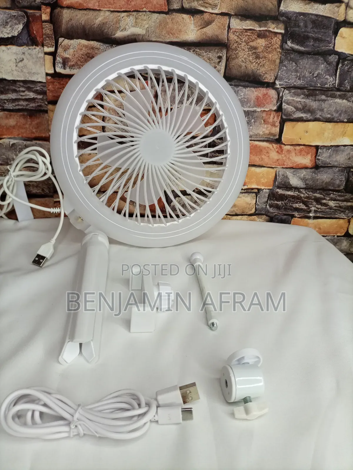 Usb Fan Shine Ring Light