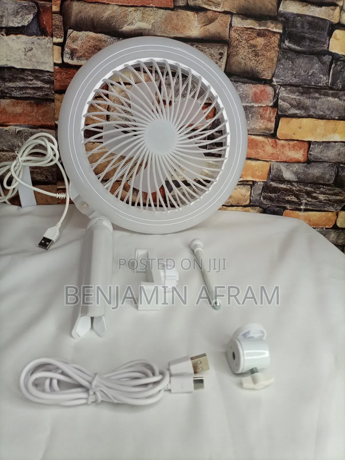 Usb Fan Shine Ring Light