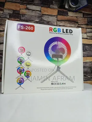 Fan Sparkle Led Ring Light
