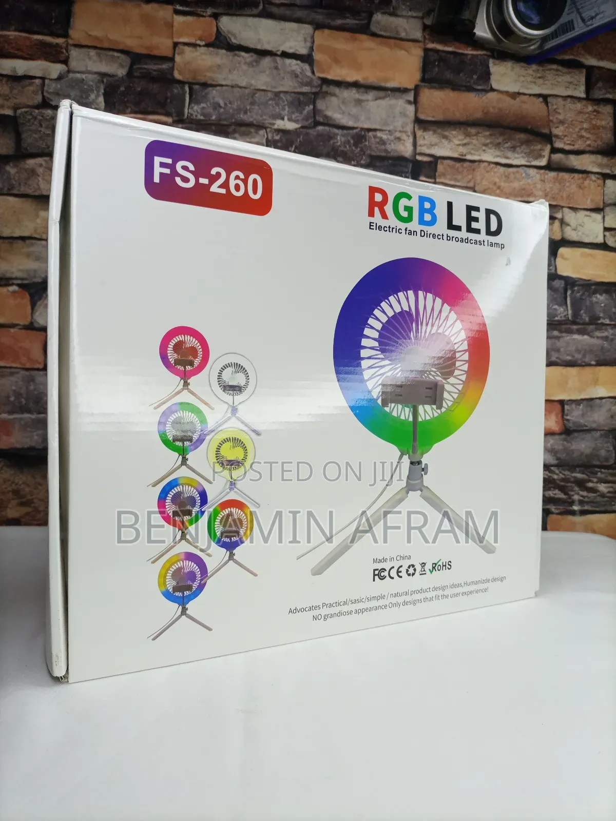 Smartphone Video Making Fan Led