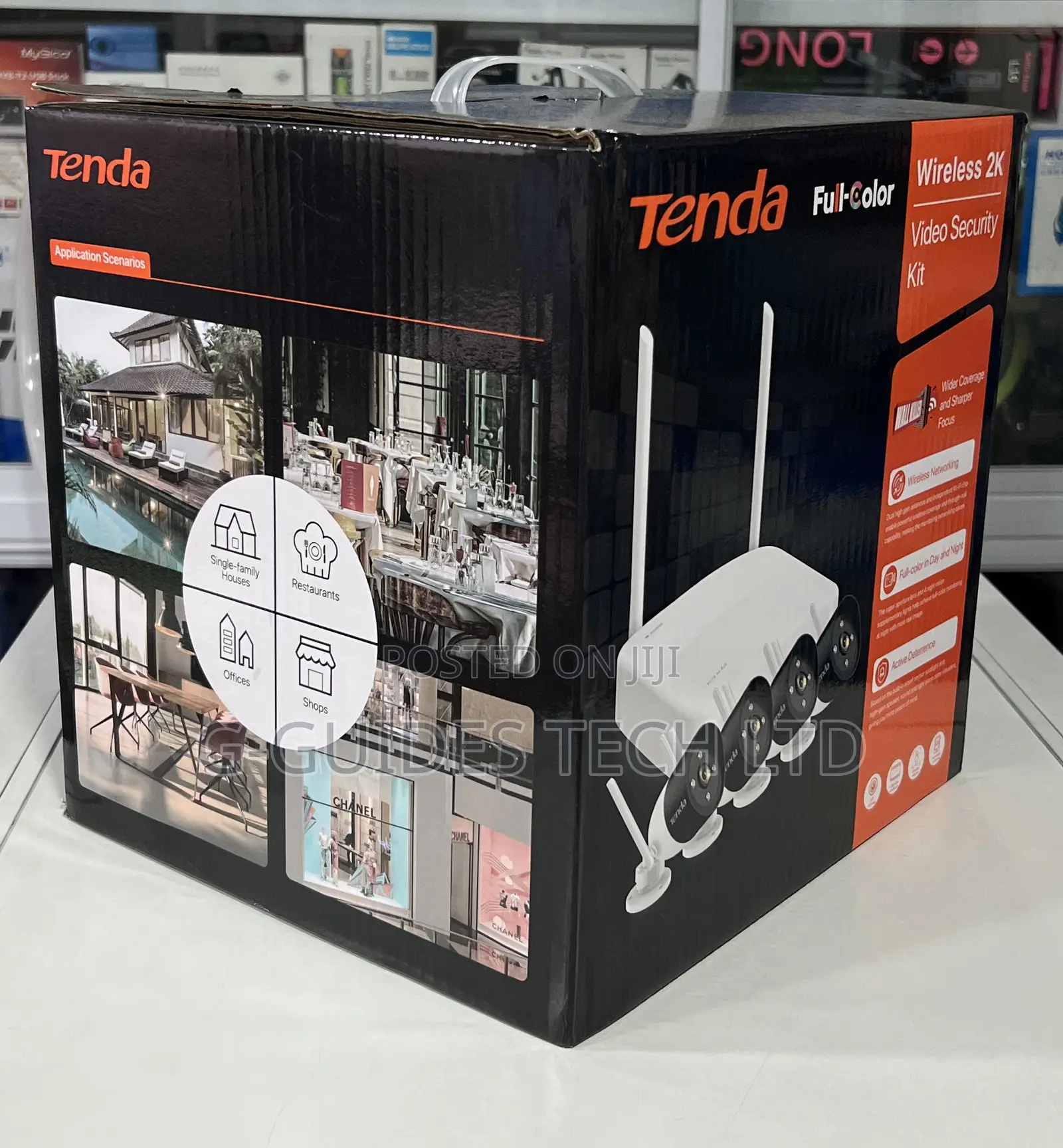 Tenda 4-Channel Wireless Kit (K4w-3tc), Tenda 4ch Wifi Kit