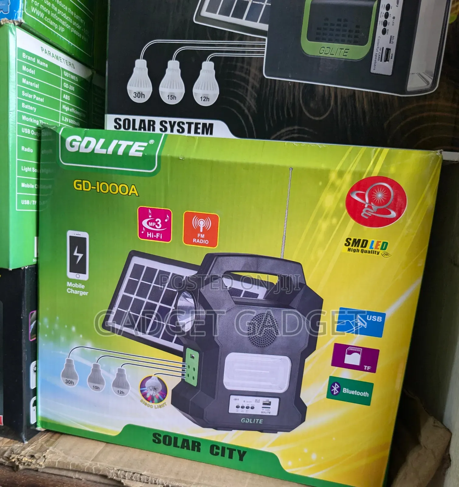 Gdlite Solar Light With , Mp3 Player, Bluetooth