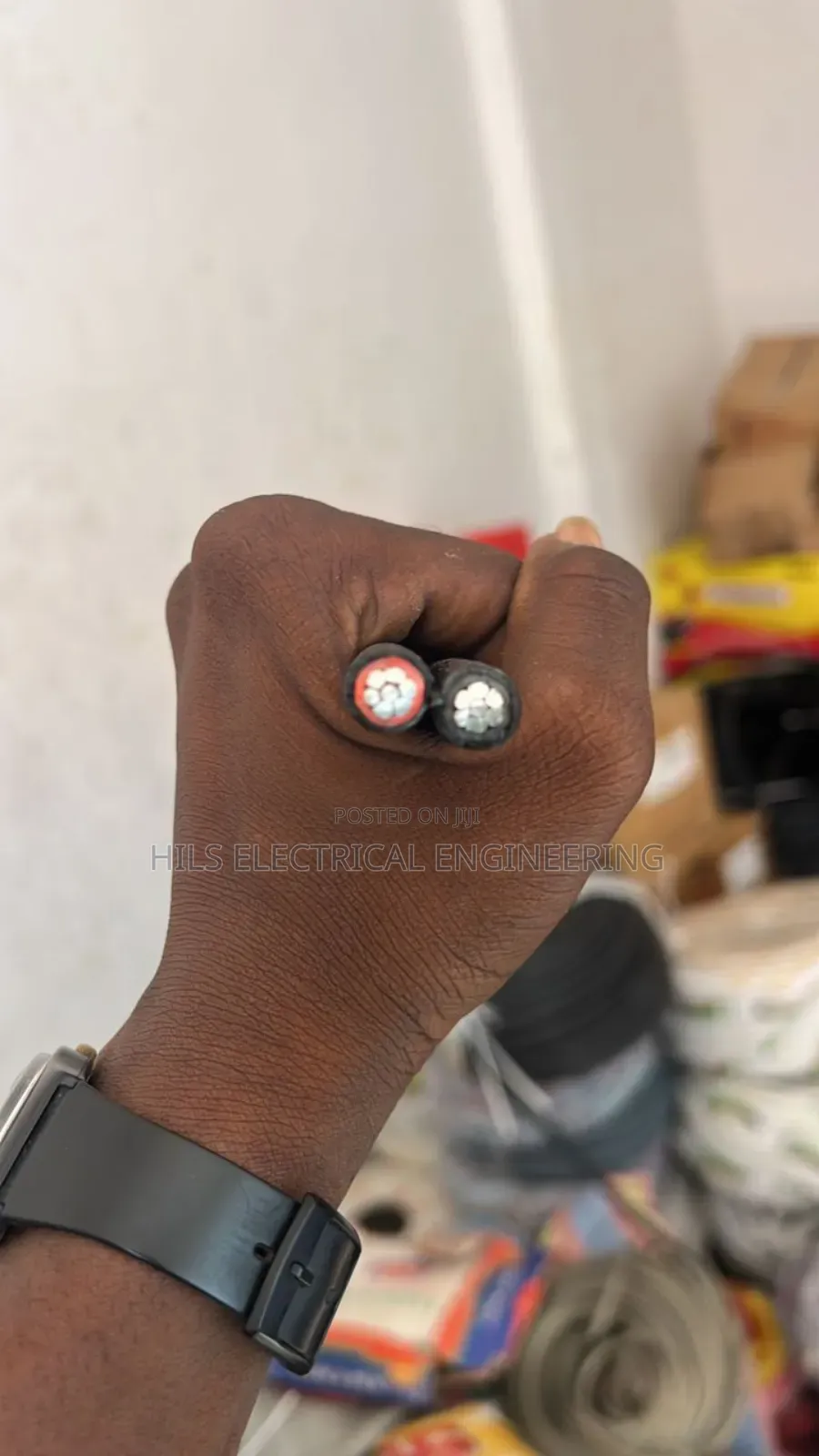 25mm Aluminium Twin Cable, Service Line