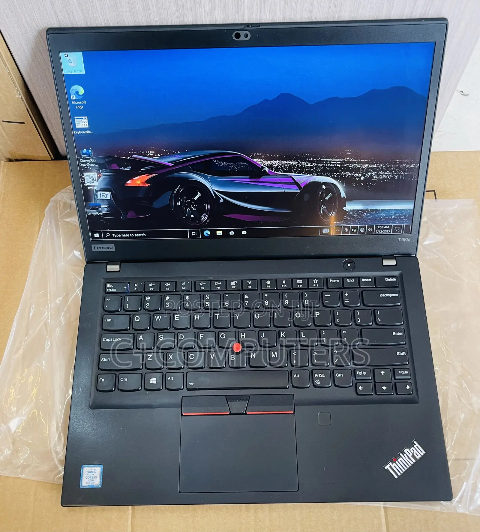 New Laptop Lenovo Thinkpad T490s 8GB Intel Core I5 SSD 256GB