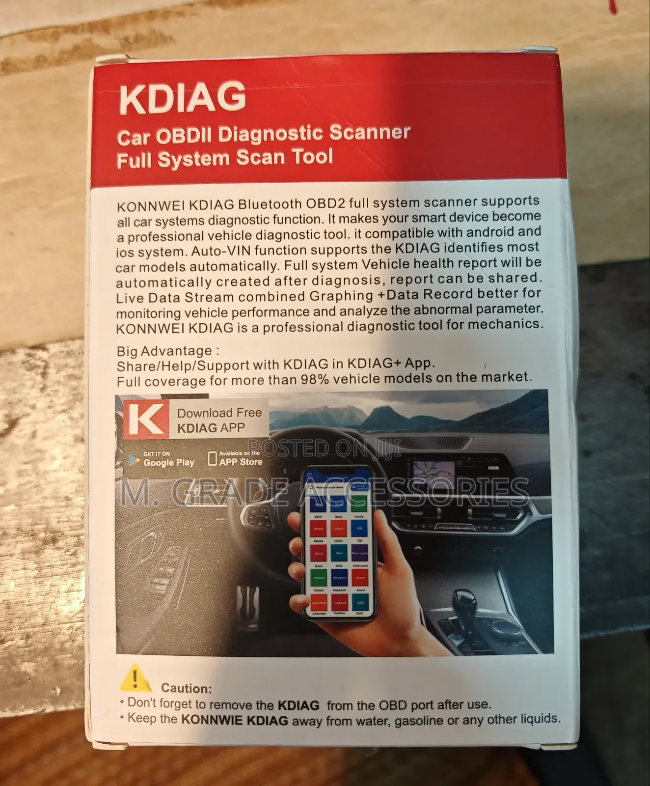 Konwei Kdiag Bi Directional Car Diagnostic Scanner Tool