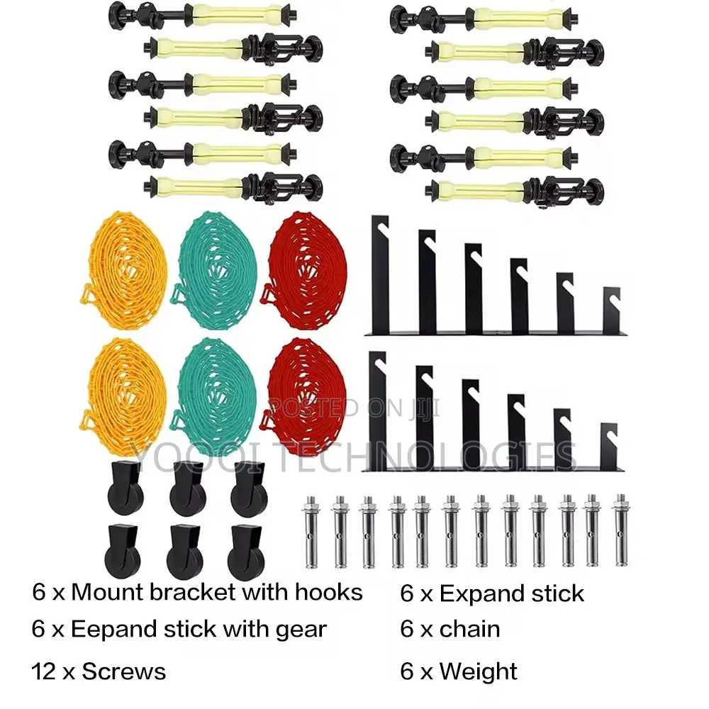 6 Roller Wall Mount Manual Background Support