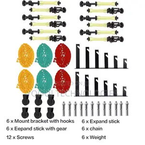 6 Roller Wall Mount Manual Background Support