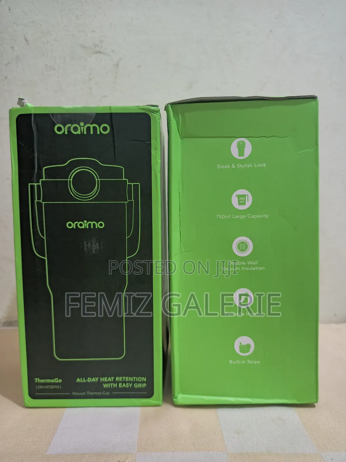 Oraimo Thermogo 750ml Stainless Steel Insulated Thermos