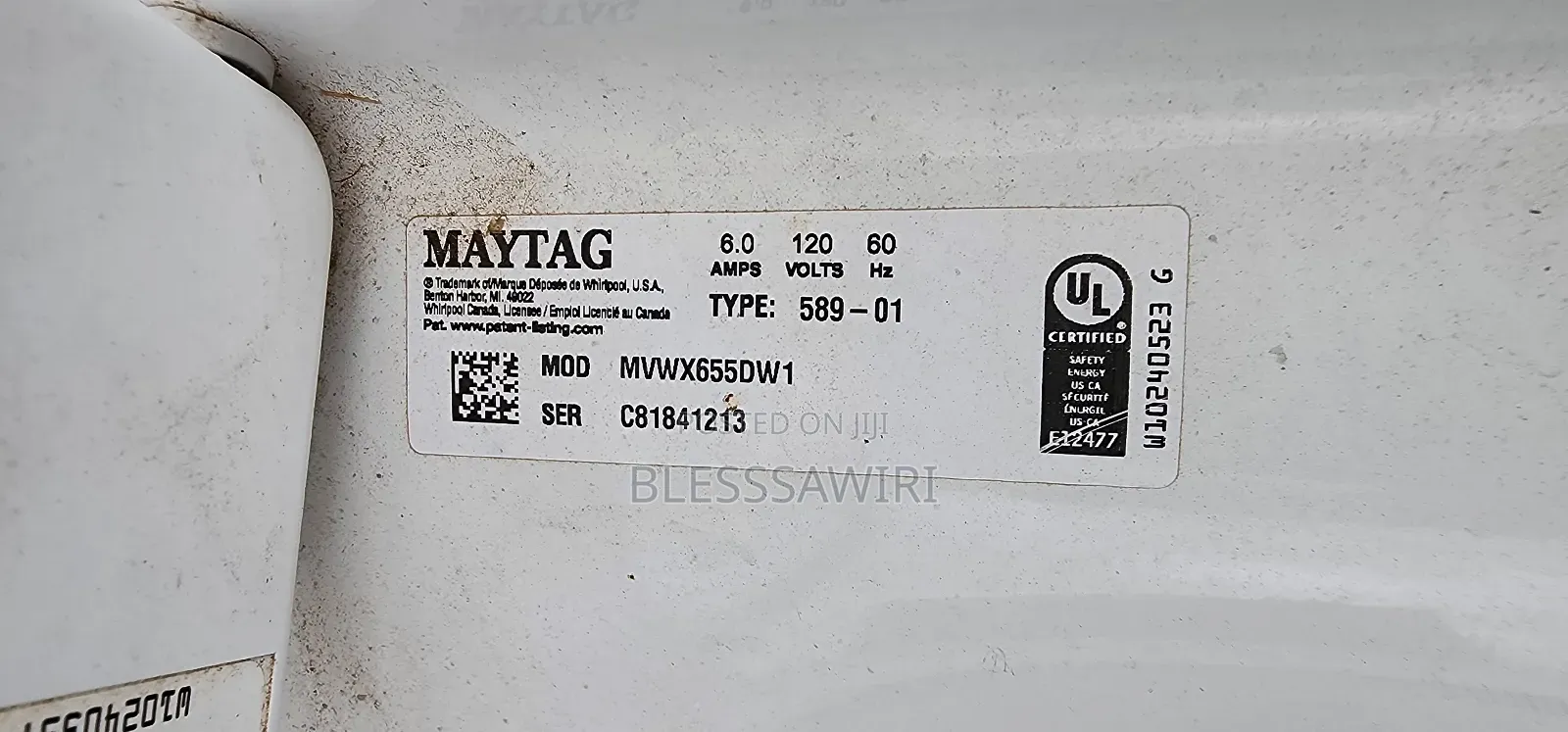 Usa Maytag Usa Large Capacity Washing Machine 20kg