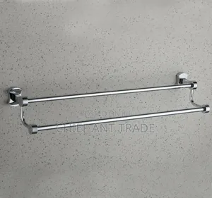 Towel Rail Silver 400a-2 T-R 90cm