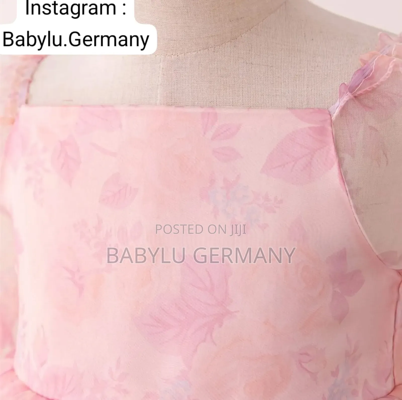 Pink Princess Ball Gown Dress for Girls