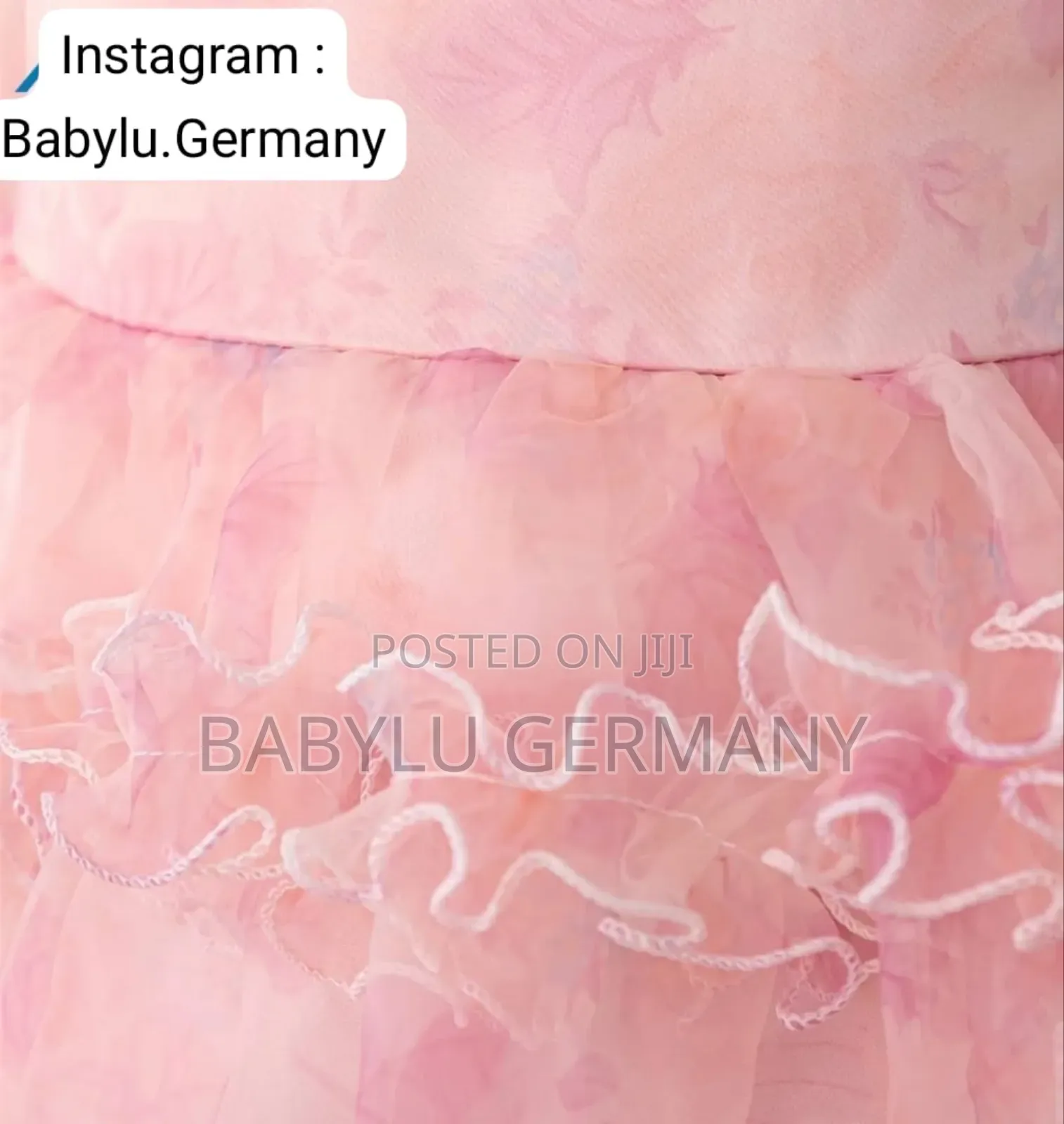 Pink Princess Ball Gown Dress for Girls