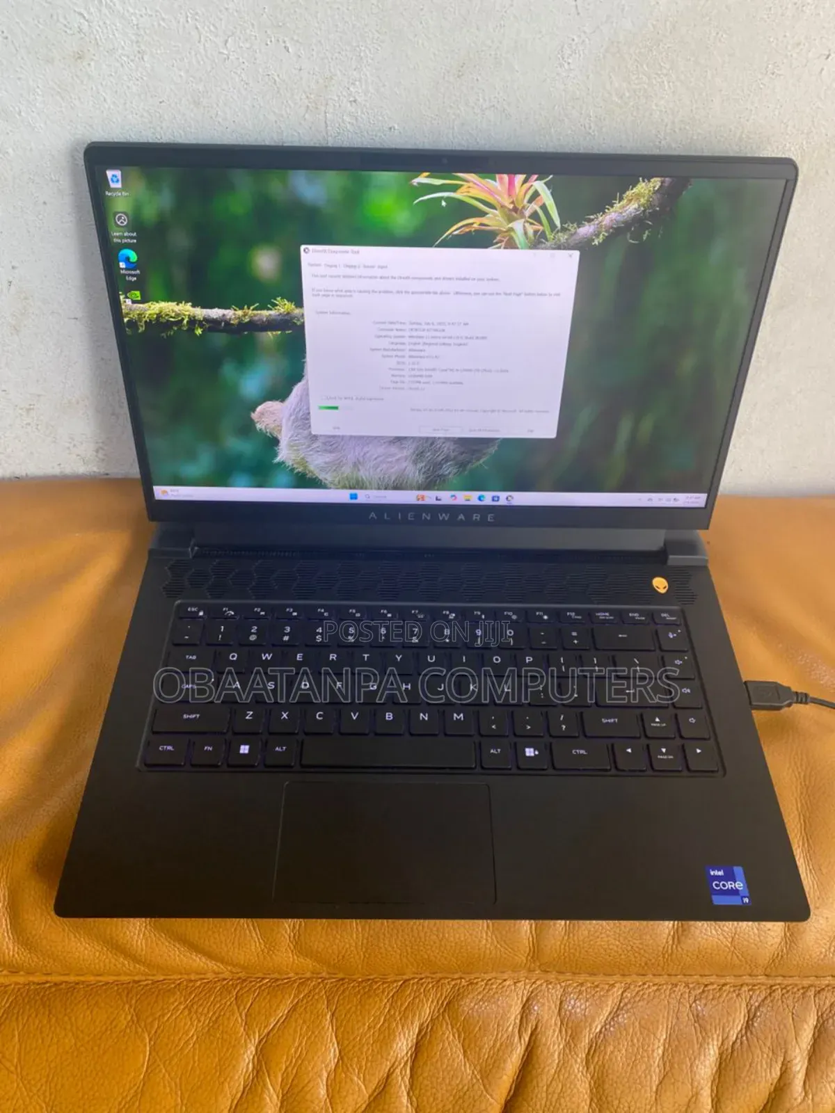 New Laptop Dell Alienware M15 R7 16GB Intel Core I9 SSD 1T
