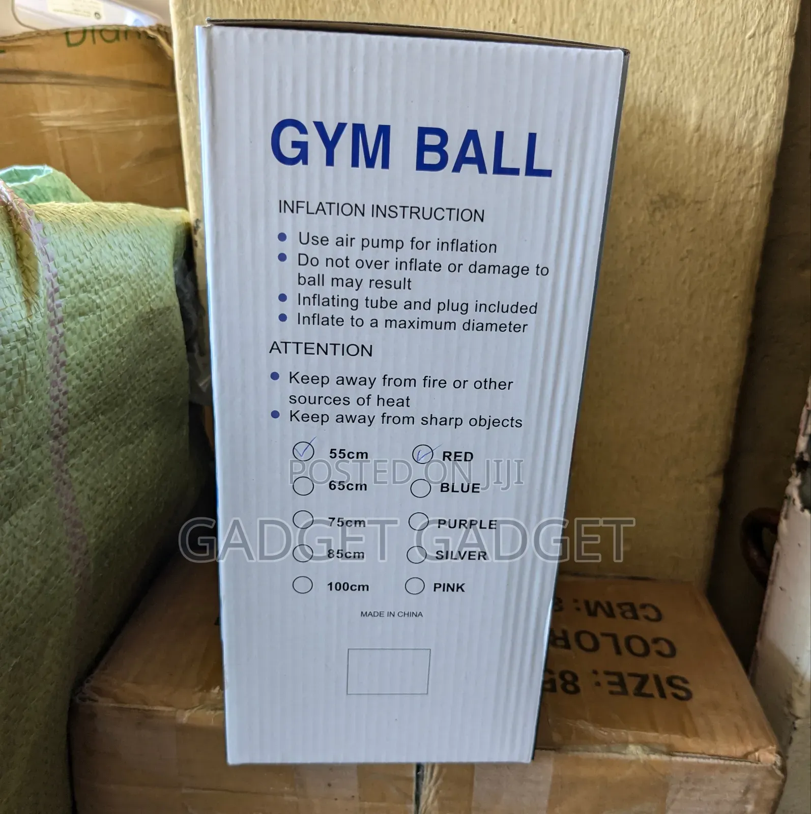 Anti-Burst Fitness Gym Ball Yoga Ball