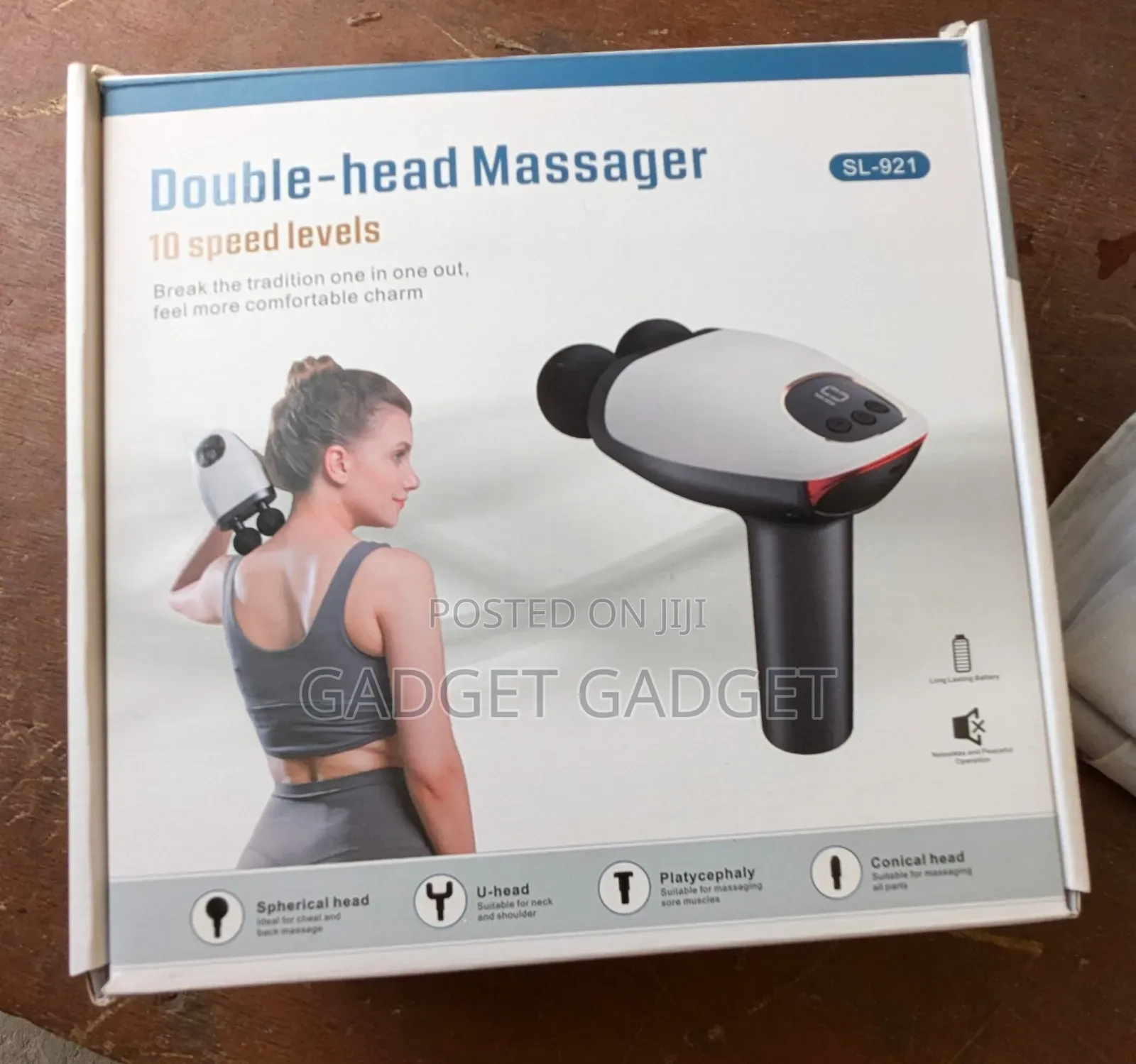 Double-Head Massager 10 Speed Levels