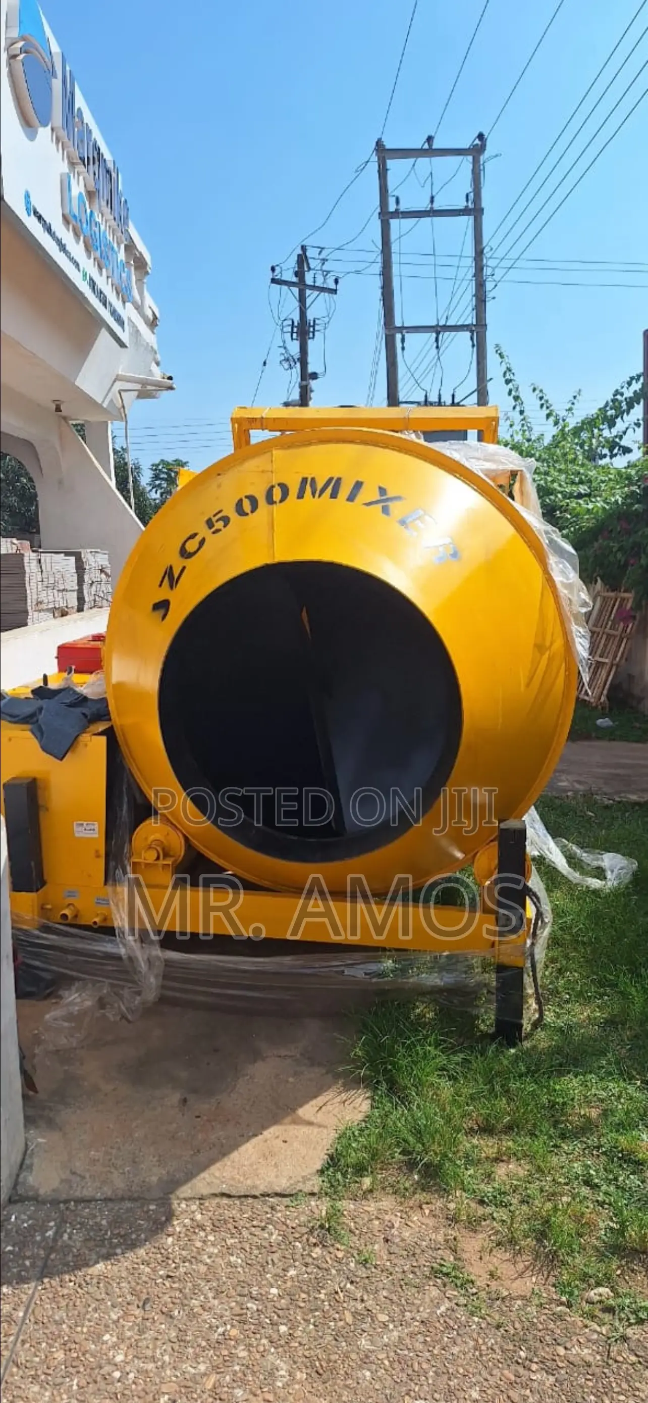 Jzc500 Self Loader Diesel Concrete Mixer Machine