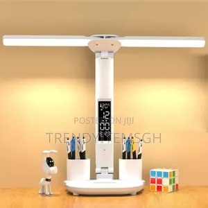 Dimmable Rechargeable Led Double Head Touch Table Desk Study Lamp