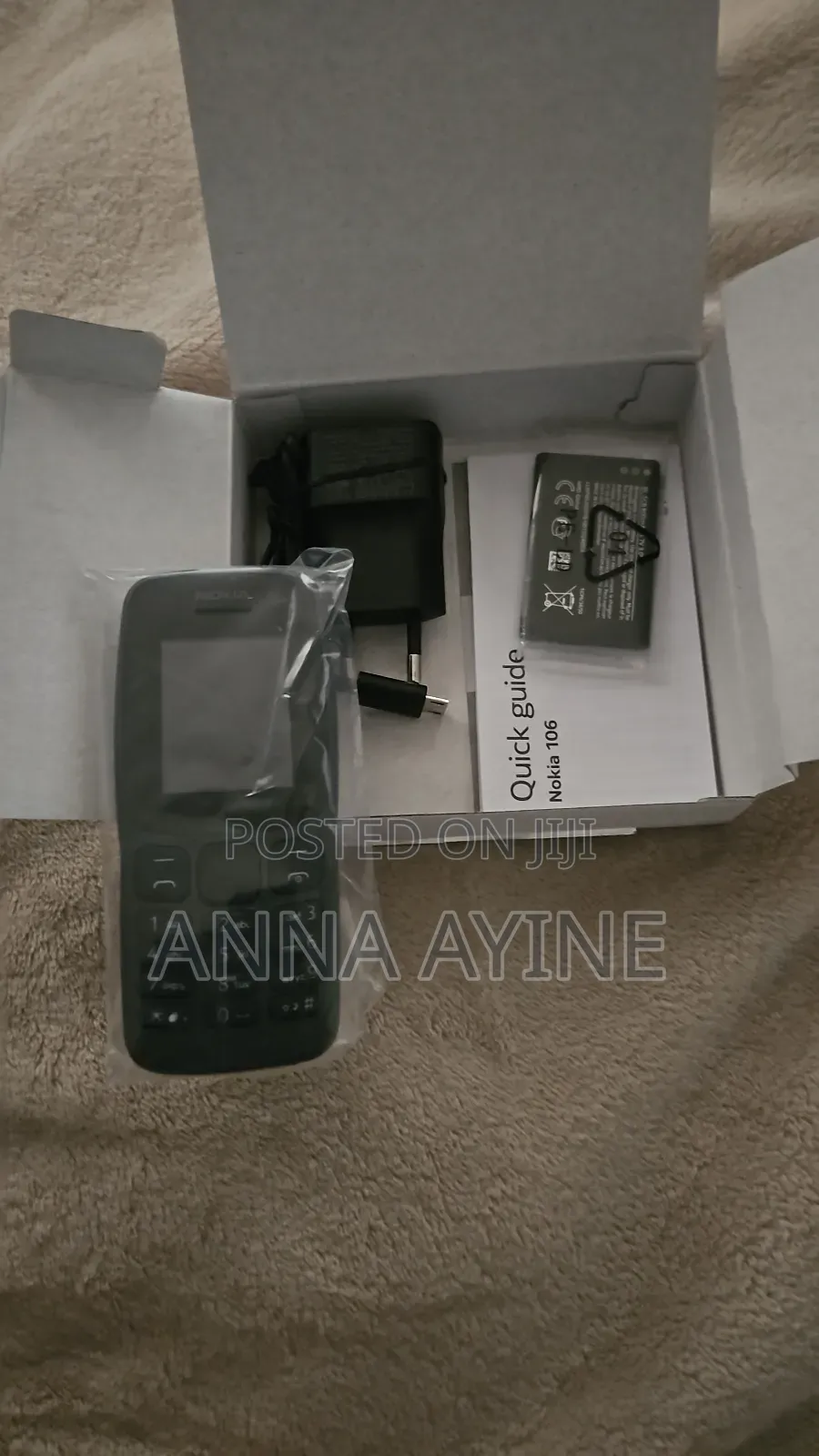 New Nokia 106 Black