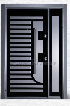 Single Security Door, Luxury PVC Embosed, Turkey Doors