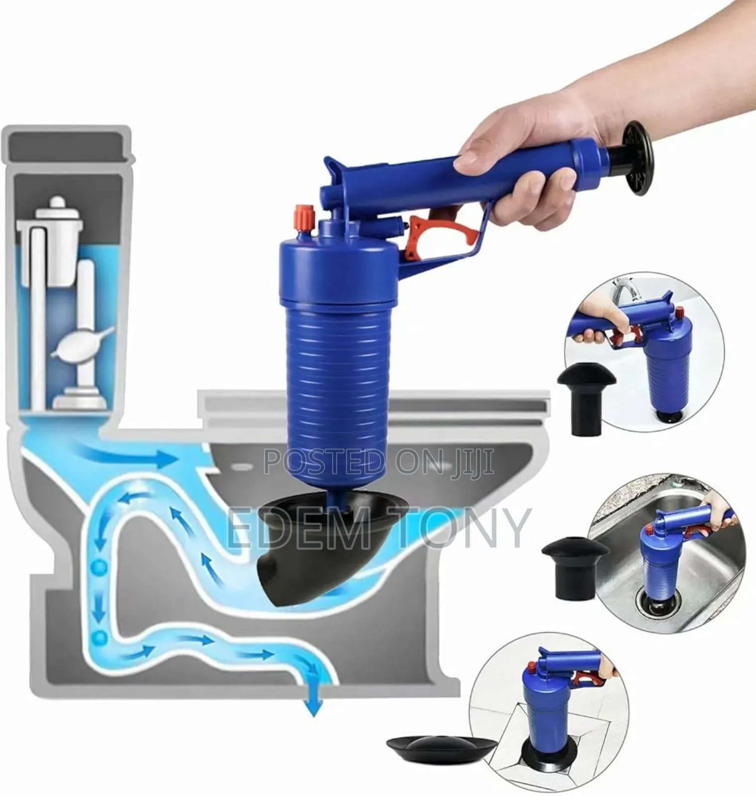 High Pressure Drain Blaster Gun